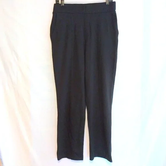 Matty M Charcoal Stretch Dress Pants M Minimalist Workwear Office Chic Basics - Picture 1 of 9